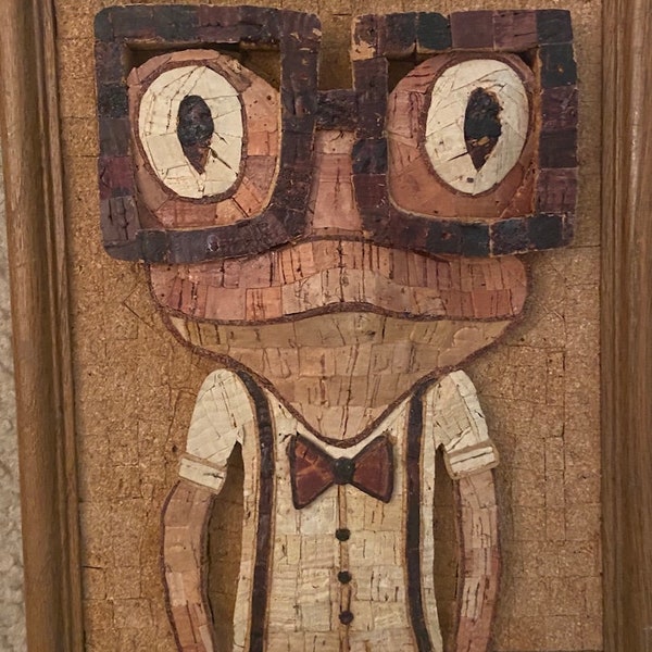 Weinkorken Kunst, Weinkorken Geschenke, Weinkorken Handwerk, Weinkunst, Weinkorken, abstrakte Kunst, lustige Kunst, tolle Kunst, einzigartige Kunst, hübsche Kunst, Frosch Kunst