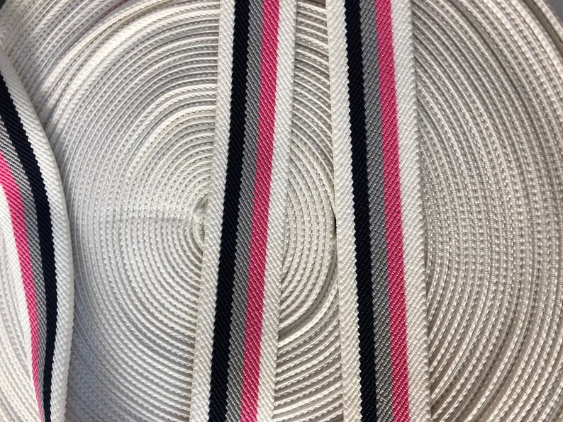 Elastic 30mm 1.2 inch 3 cm wide stirped elastic suspender elastic elastic waistband