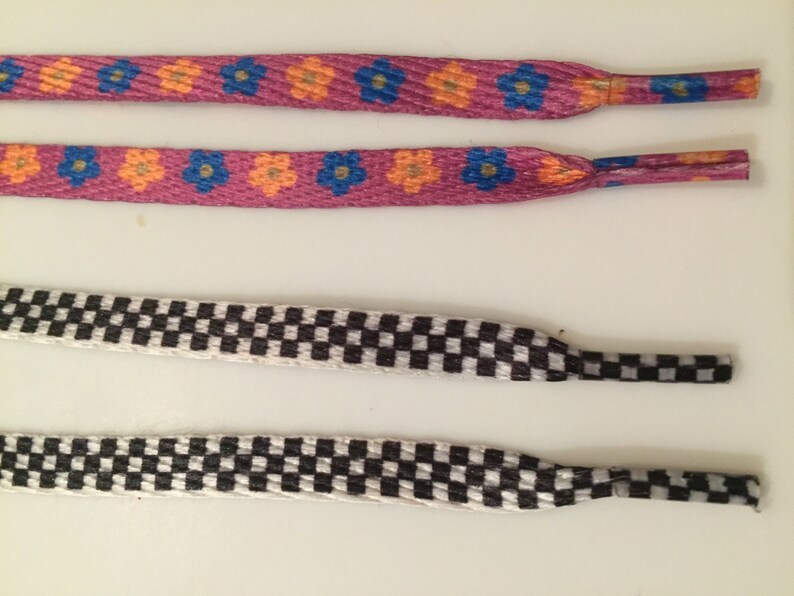 45 inch long 110 cm long Fancy Shoelaces Shoe laces for Etsy