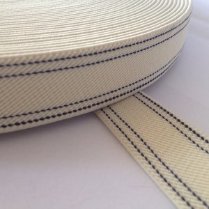Elastic 30mm 1.2 inch 3 cm wide stirped elastic suspender elastic elastic waistband