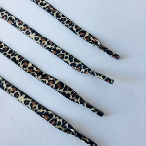Leopard Printed Shoelace, 80 inches long,