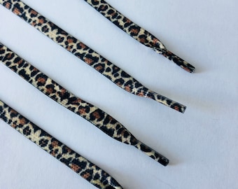 leopard shoe laces