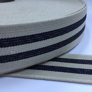 Elastic 30mm 1.2 inch 3 cm wide stirped elastic suspender elastic elastic waistband