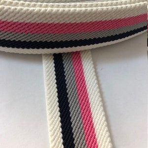 Elastic 30mm 1.2 inch 3 cm wide stirped elastic, suspender elastic, elastic waistband