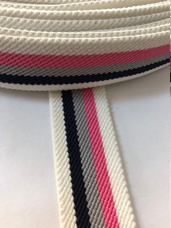 Elastic 30mm 1.2 inch 3 cm wide stirped elastic suspender elastic elastic waistband