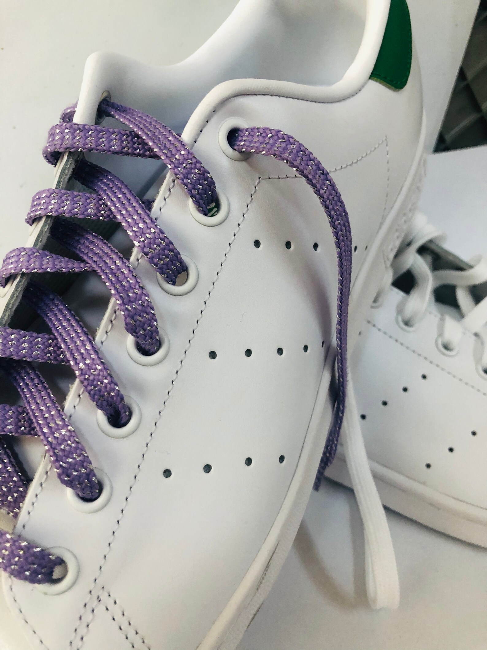 Glitter Shoelaces violet shoelaces cute shoelaces 45 inches Etsy