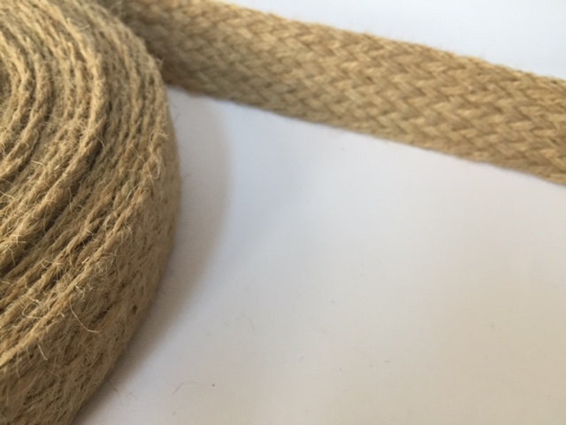 Braided Jute bing, Burlap, Burlap Tape, Sturdy Jute, Jute Braids Etsy