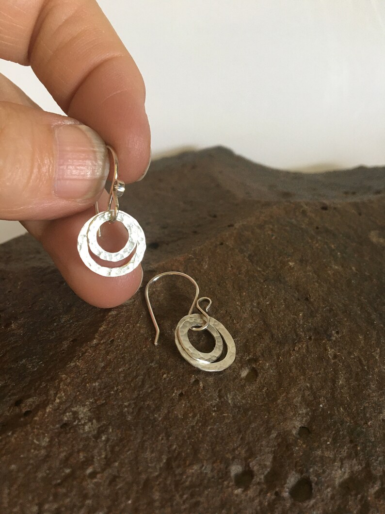 Gift for Her Sterling Silver Ear Wires Handmade Minimalist Fun and Easy Fine Silver Hoops