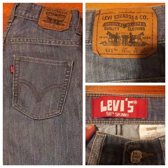 levi's 511 red tab