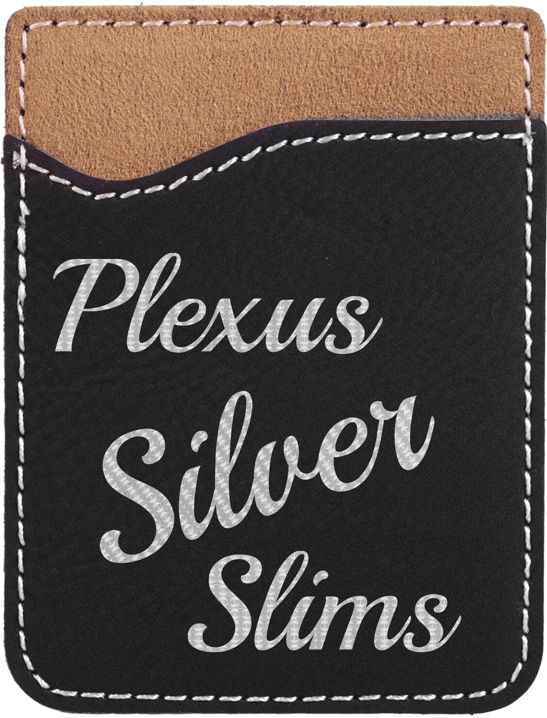 Silver Slim Phone Card Case
