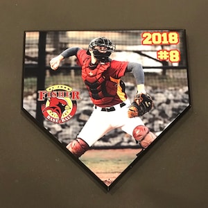 Custom Baseball Home Plate Plaque *Made in the USA