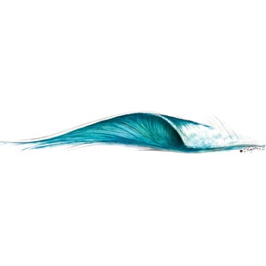 Printable Surf Art &quot;6ft. Peak&quot; Wave (22&quot; x 11&quot;)
