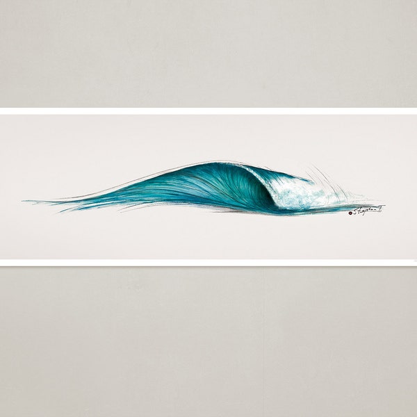 Surf Art, Plakatdruck: "6ft. Peak" Wave