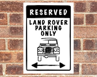 Warning Electric Car Parking Only Sign Funny Joke Sticker Wall Garage ...