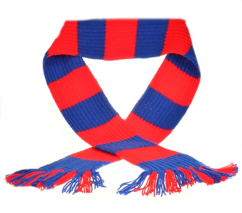 Premier League Football Scarf Kit Knitting Pattern & Wool Etsy UK