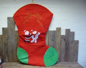 Father Christmas Stocking Super Extra Large Size for Big Presents from Santa Claus