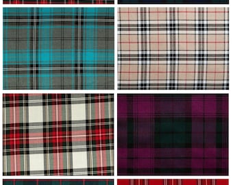 Tartan Table Runner UK Made in 8 Colours Check Dining Tablecloth 72" Length