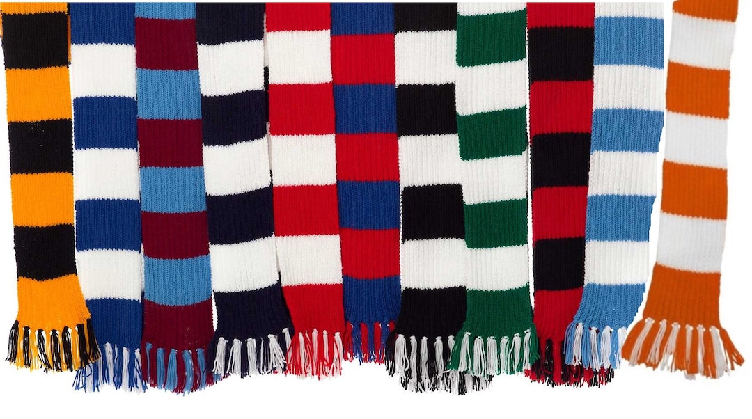 Premier League Football Scarf Kit - Knitting Pattern & Wool