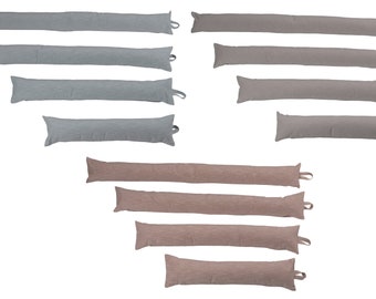 Chenille Draught Excluder - Made in England, Home Decor - 3 Colour and 4 Size Options