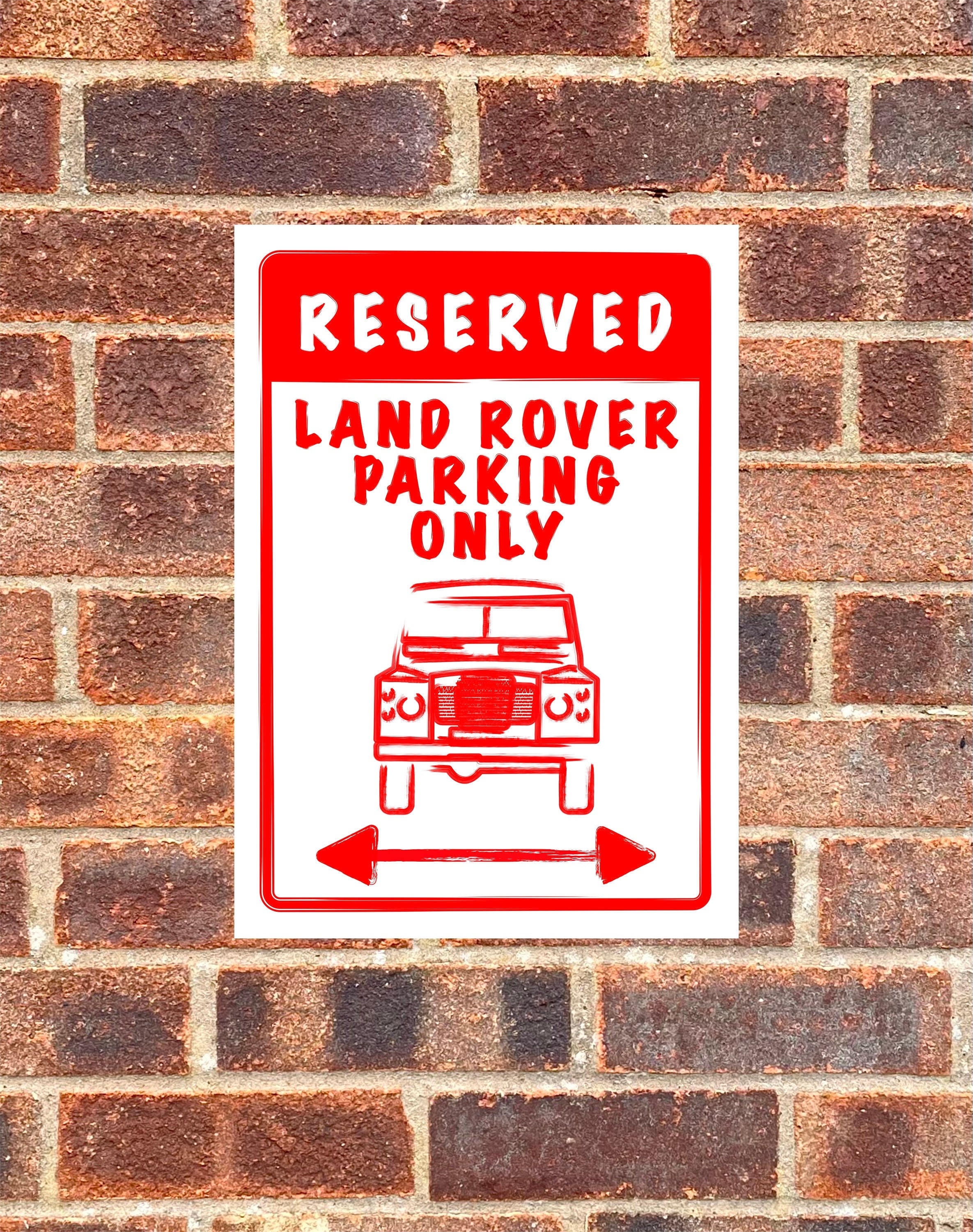 Reserved for Land Rover Parking Only Sign Funny Joke Sticker - Etsy New Zealand Reserved for Land Rover Parking Only Sign Funny Joke Sticker - Etsy New Zealand
