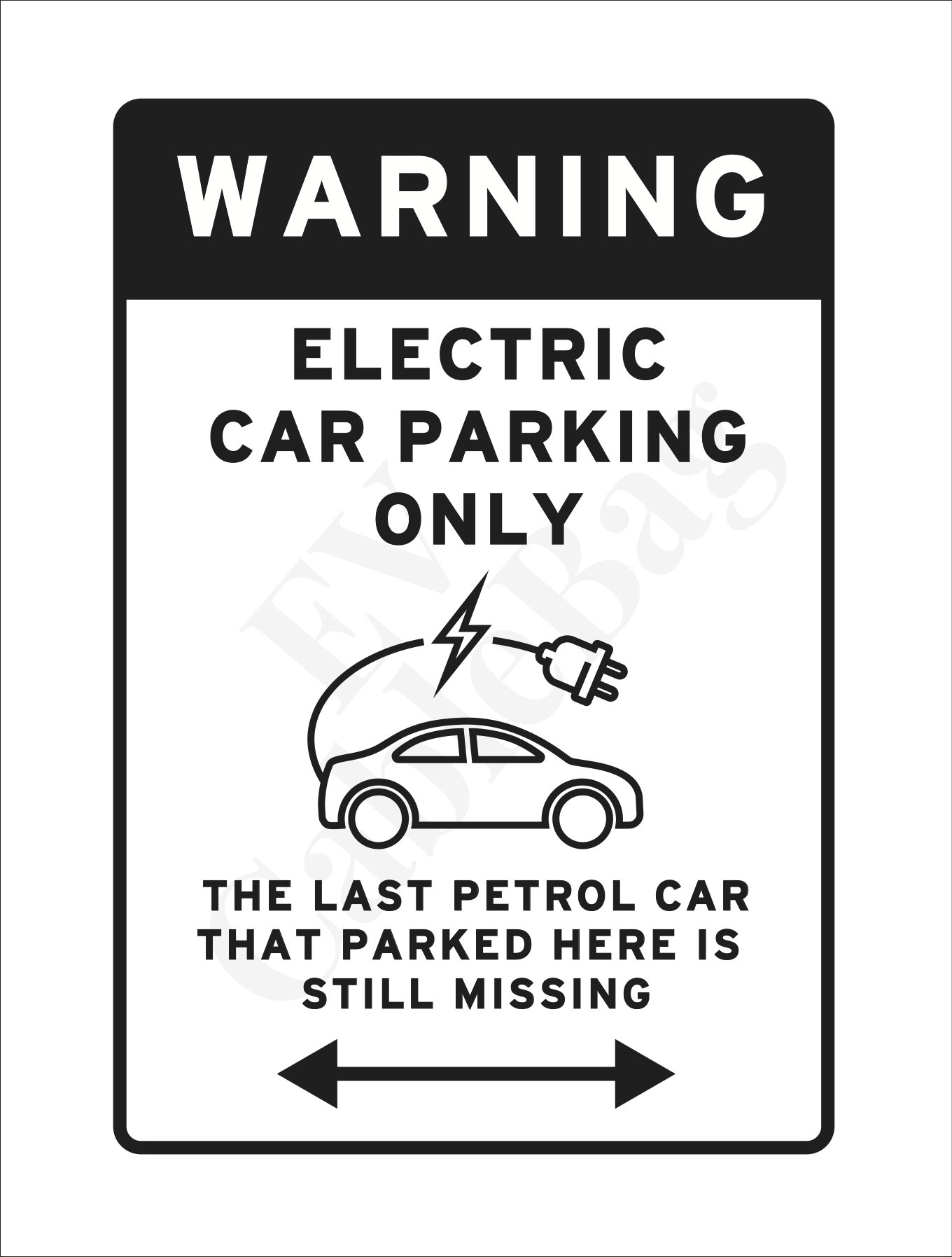 Vehicle Parking Sign