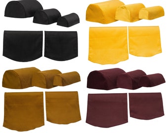 11 Wooden Narrow chair arm covers for Cafe Lounge