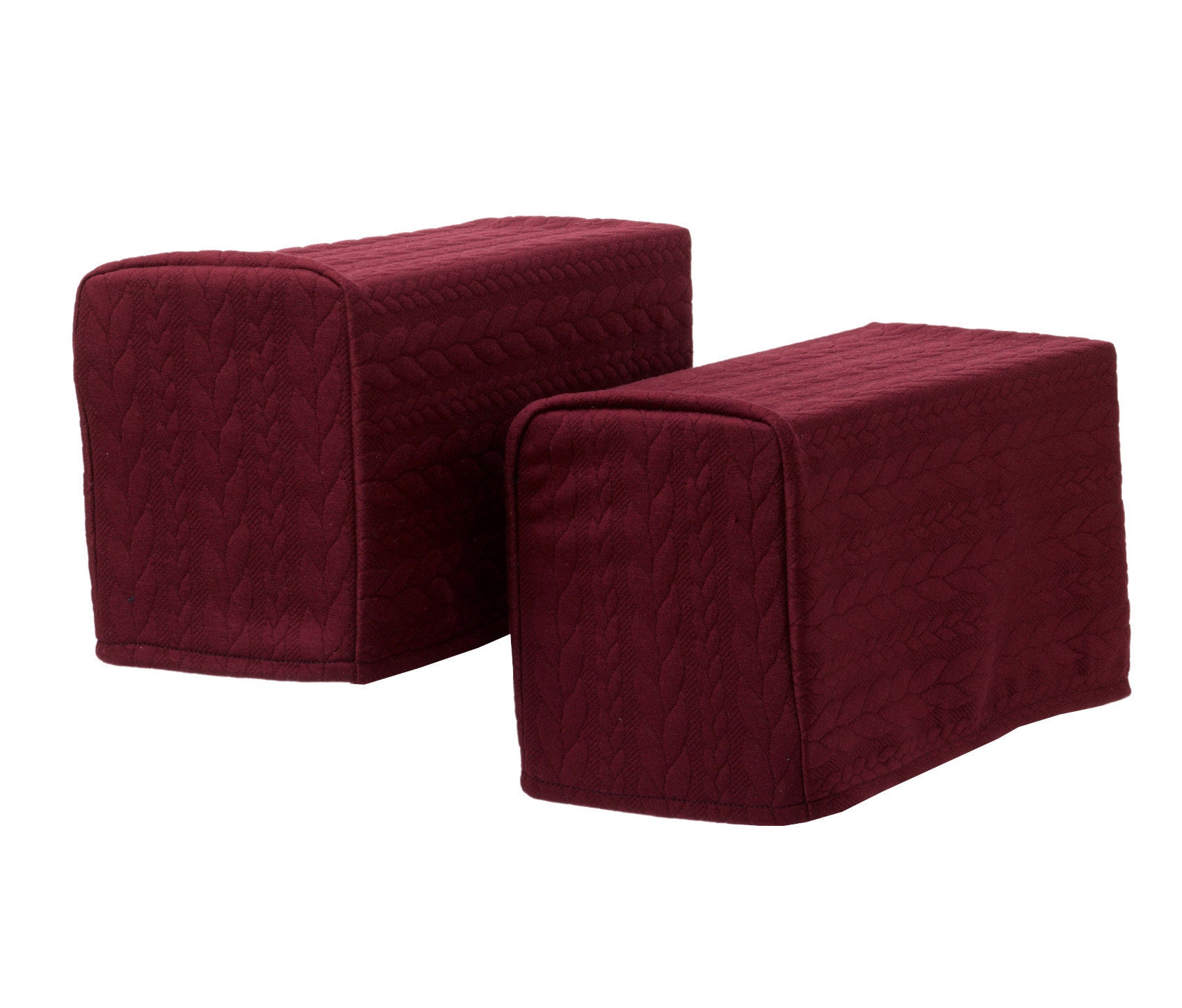 Arm Caps and Chair Backs Made From a Stretchy Fabric With a Cable Knit ...
