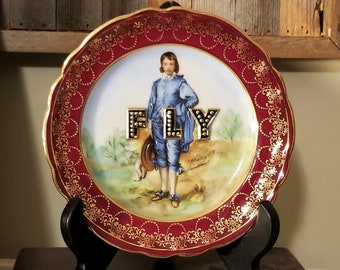 FLY No. 1 - Retro Repurposed Plate - ZeroFucks Plate Collection