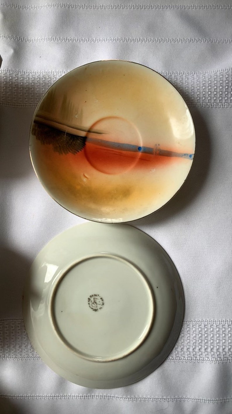 Vintage Hand painted China Tea Set by UCAGCO Made in JAPAN Etsy