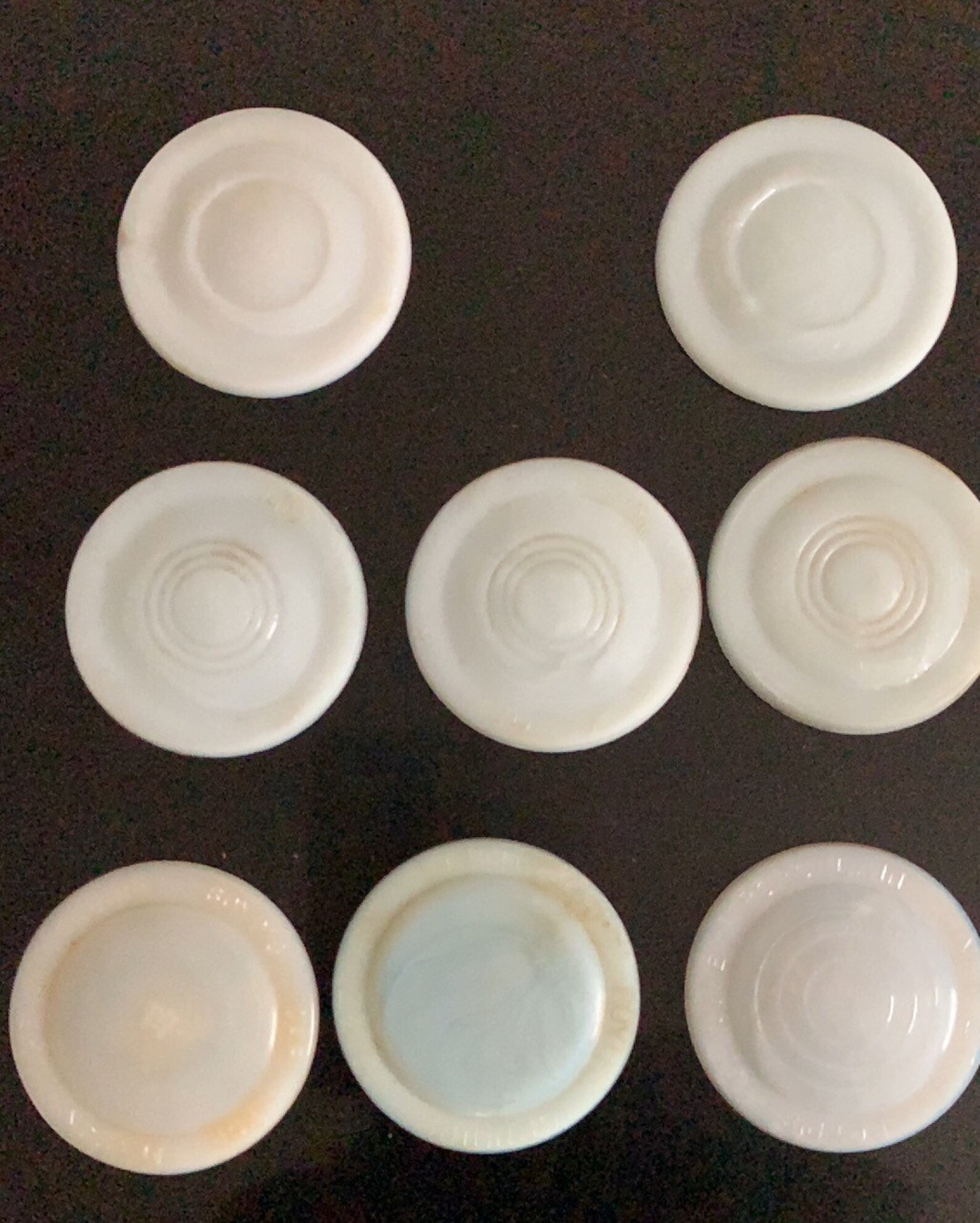 Antique Porcelain Canning Jar Lid Liners 21/2 Zinc Etsy