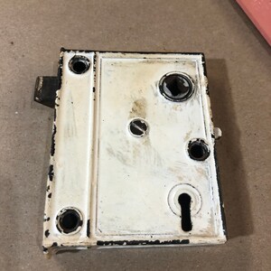 Antique Door Lock Box.Antique Mortise Lock Box.Brass Lock Box.Salvaged Door Hardware.Antique Door Hardware.Restoration Hardware.Antique Lock