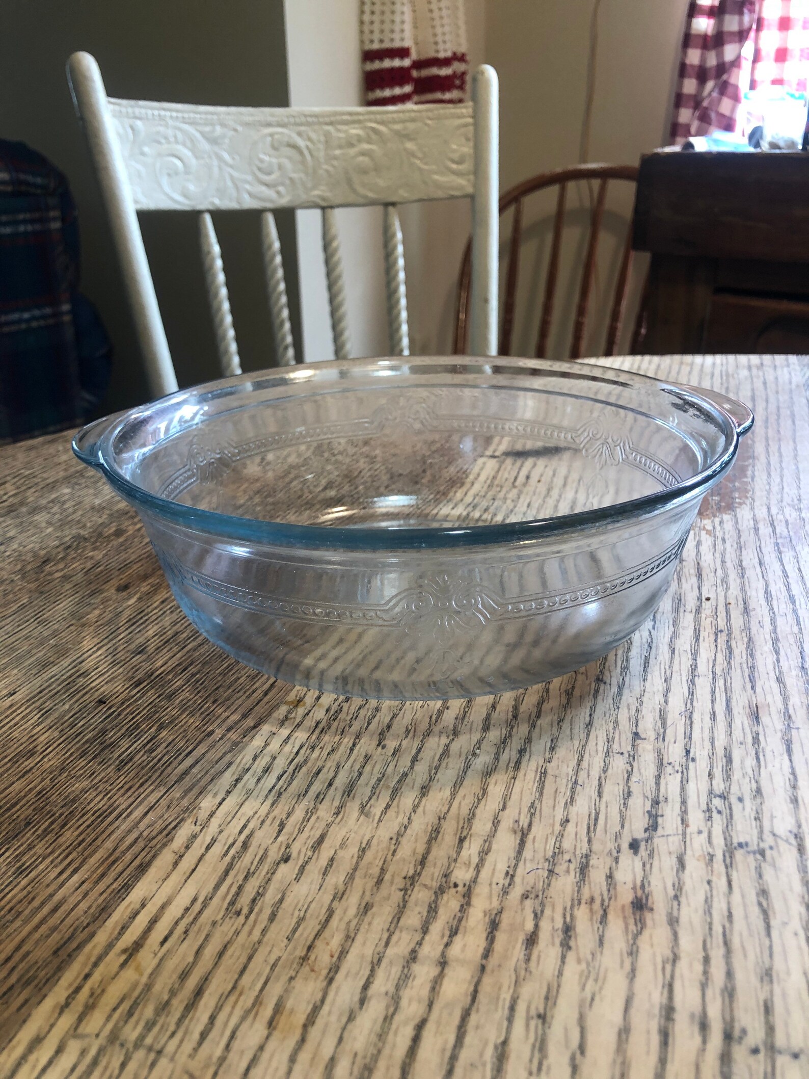 Vintage 2 PC FIRE KING oven Glass Trivet Etched Glass and Etsy