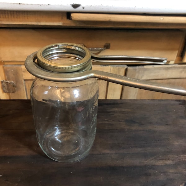 Antique Mason Jar opener ~  Canning  Jar Equipment ~ Tighten your canning jars