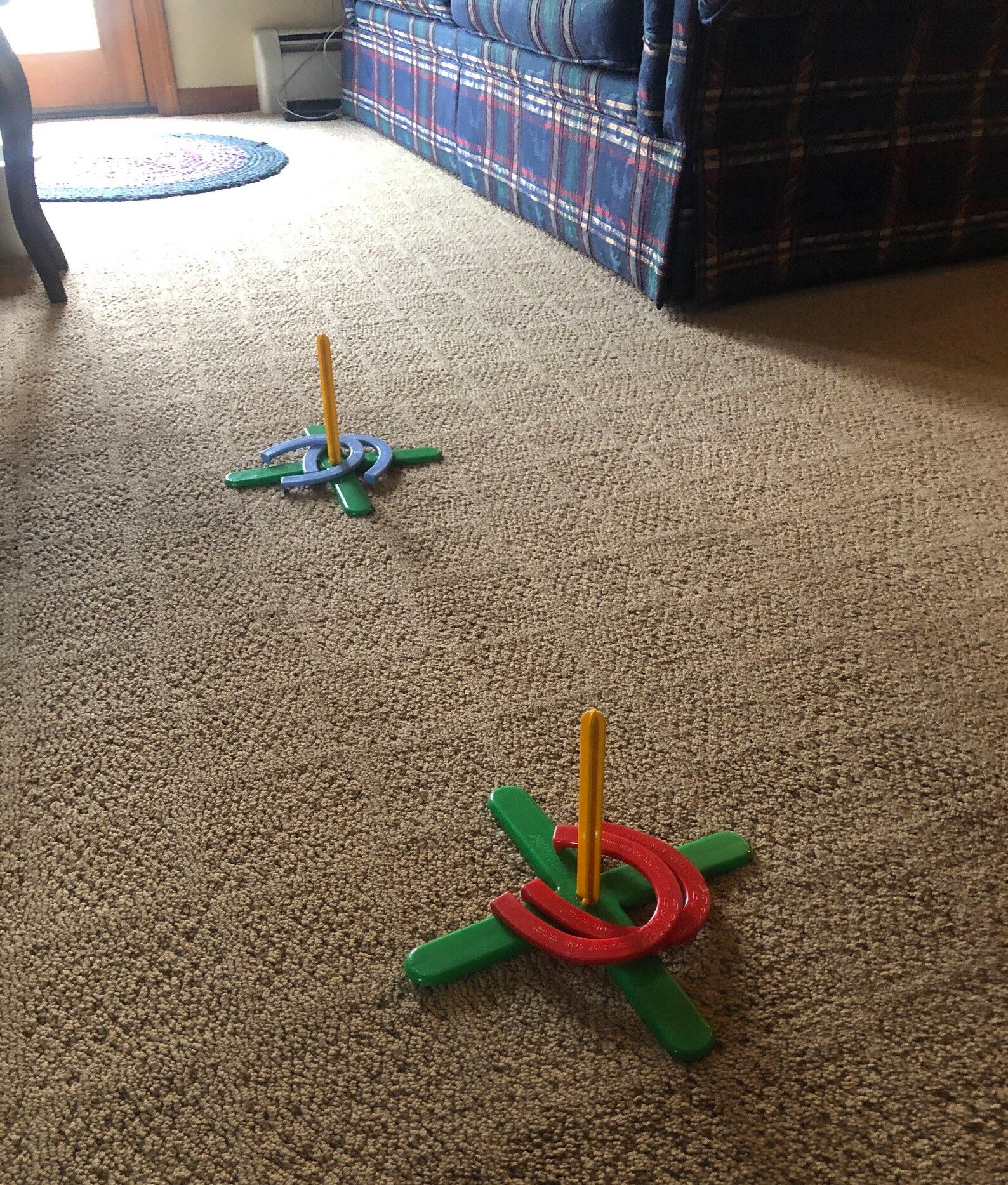 Vintage INDOOR Horseshoe Game by Zowie Indoor Fun Toy Old Etsy