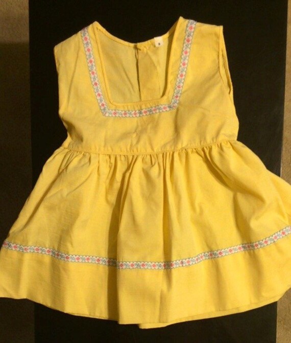 girls yellow sundress