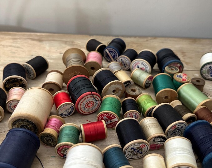 Vintage Bulk Thread ~bulk Spools of Multi Color Thread ~ All Purpose ...