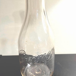 Antique CREMOR Farm Dairy Old MILK Bottle ~ Country Farm house Decor ~ PA Dairy Farm ~ Milk Decor