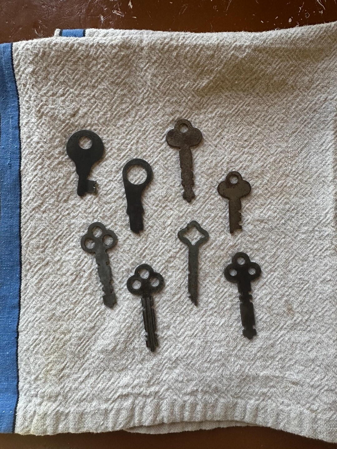 Set of (8) Antique Keys for Old Locks ~ Architectural Salvage ~unique ...