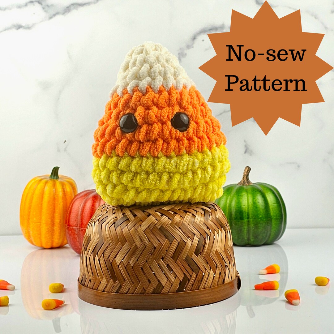 Candy Corn Crochet Pattern – Halloween Amigurumi Stuffer (PDF Pattern ...