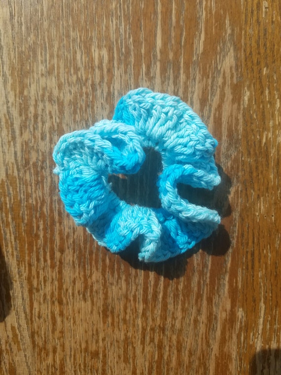 Crochet Hair Tie Hair Scrunchies Ponytail Holder Elastic Etsy