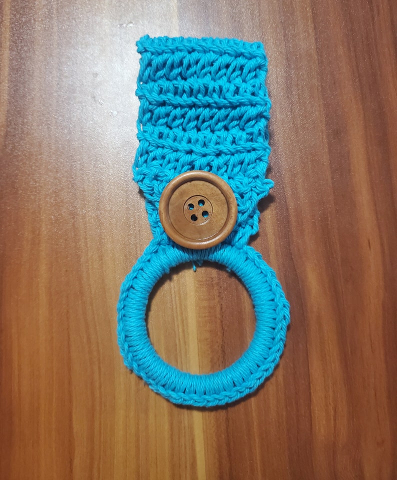 TOWEL RING HOLDER Crochet Towel Ring Holder Towel Holder Etsy