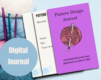 Häkelanleitung Design Journal – Digitaler Projektplaner (PDF)