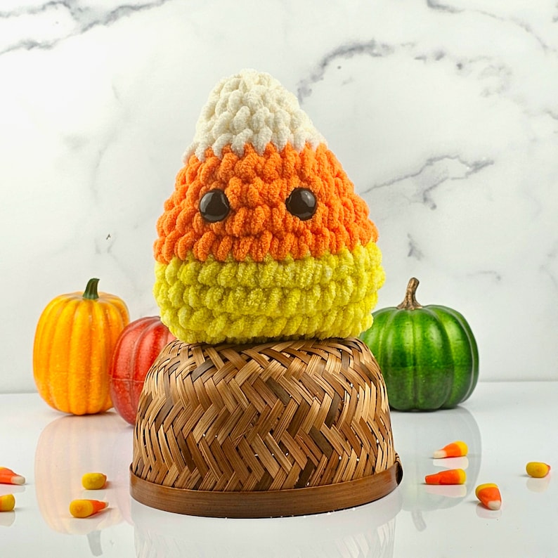 Candy Corn Crochet Pattern – Halloween Amigurumi Stuffer (PDF Pattern ...