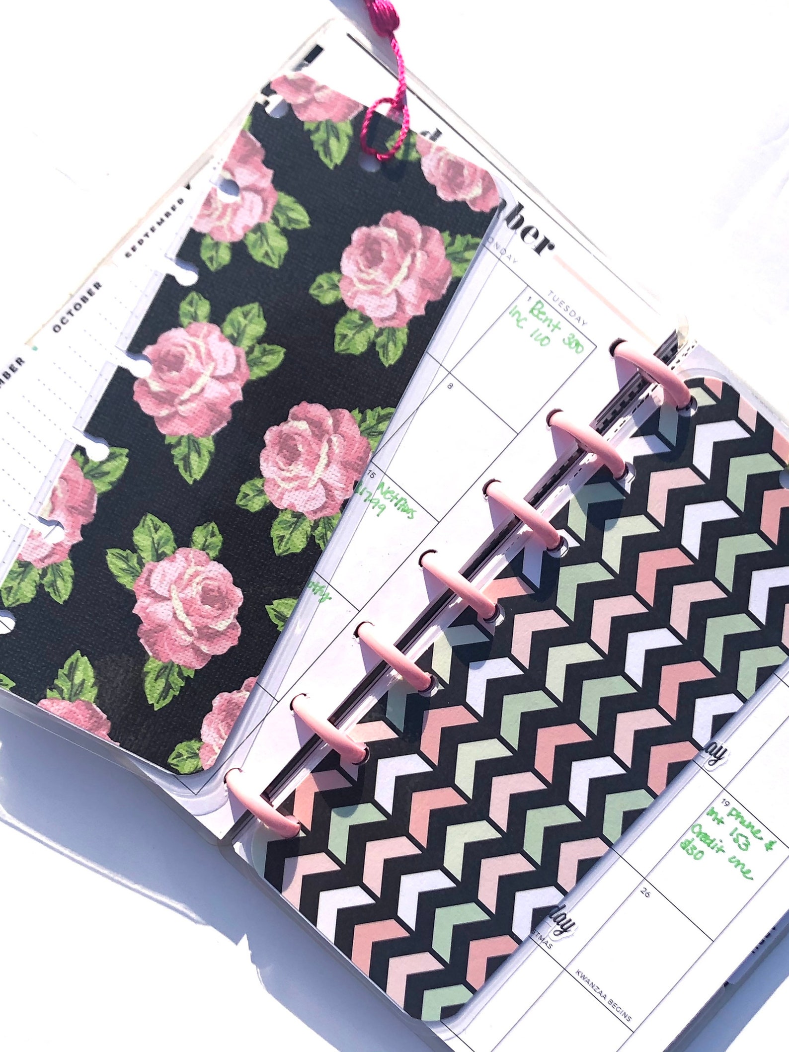 Happy Planner Inspired Bookmarks Planner Bookmarks Planner Etsy