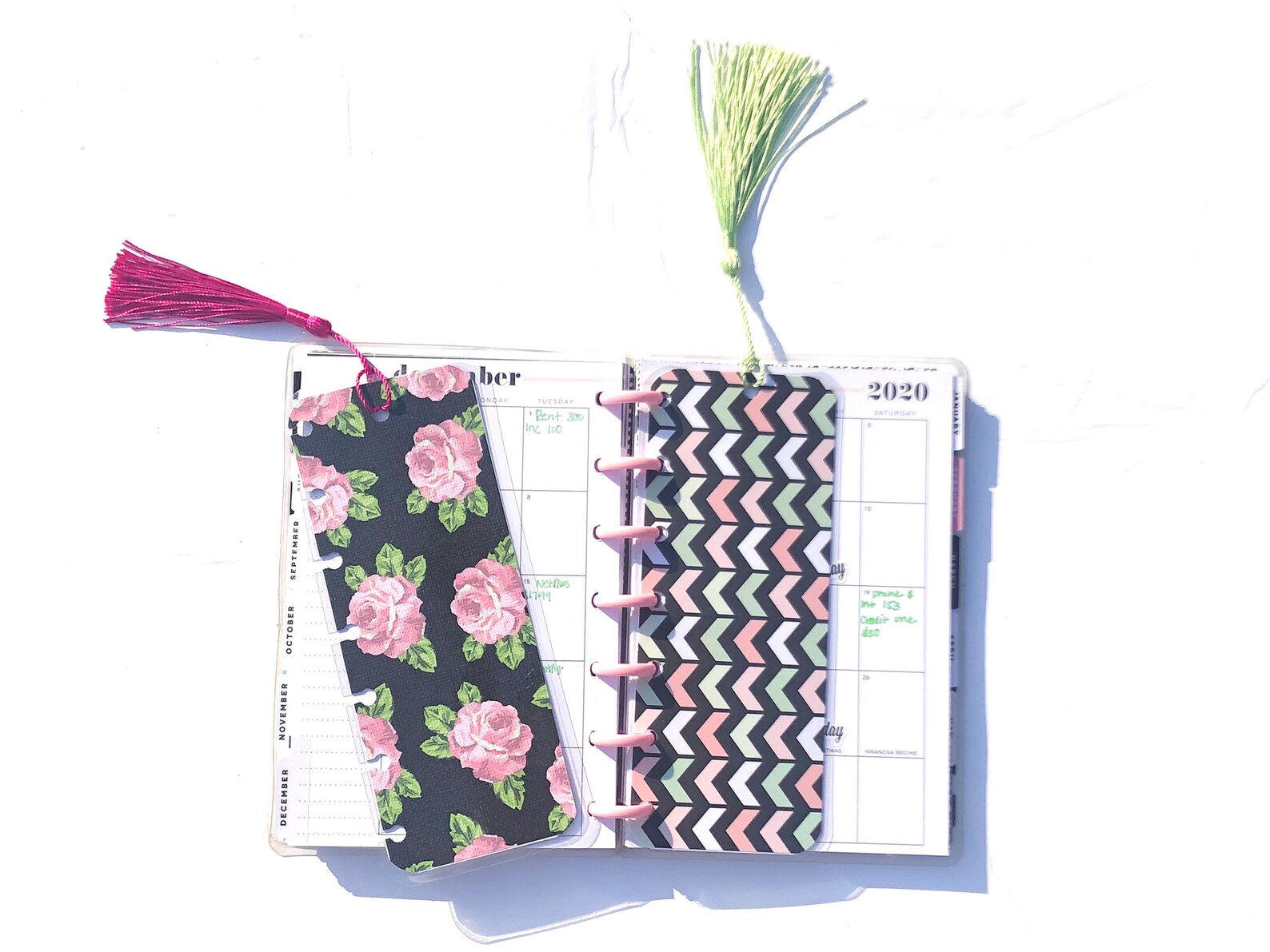 Happy Planner Inspired Bookmarks Planner Bookmarks Planner Etsy