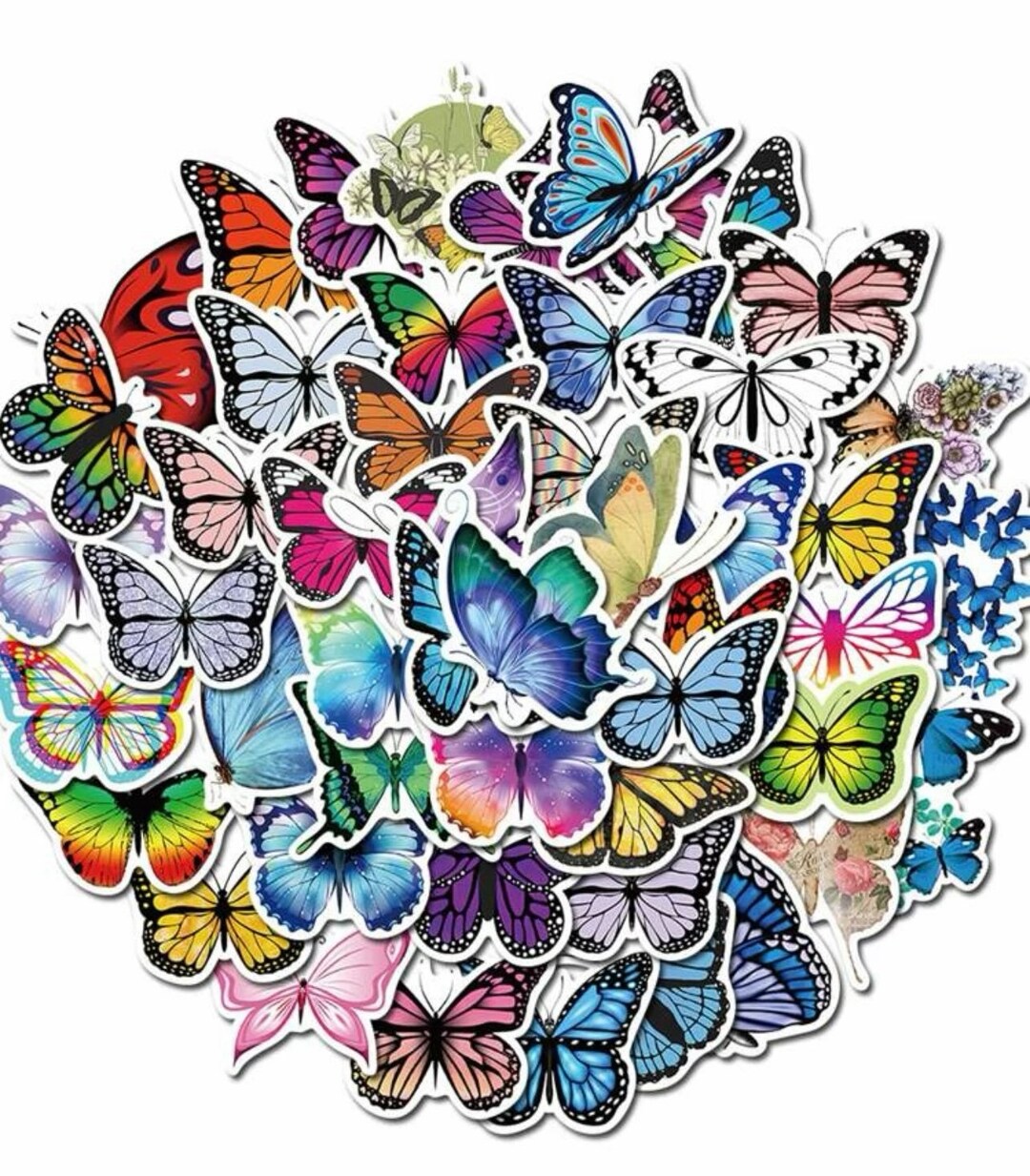 Butterfly Stickers, Butterfly Gifts, Waterproof Stickers, Butterfly