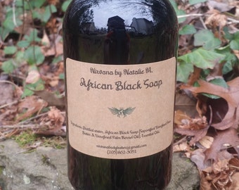African Black Soap Body Wash 16 oz.