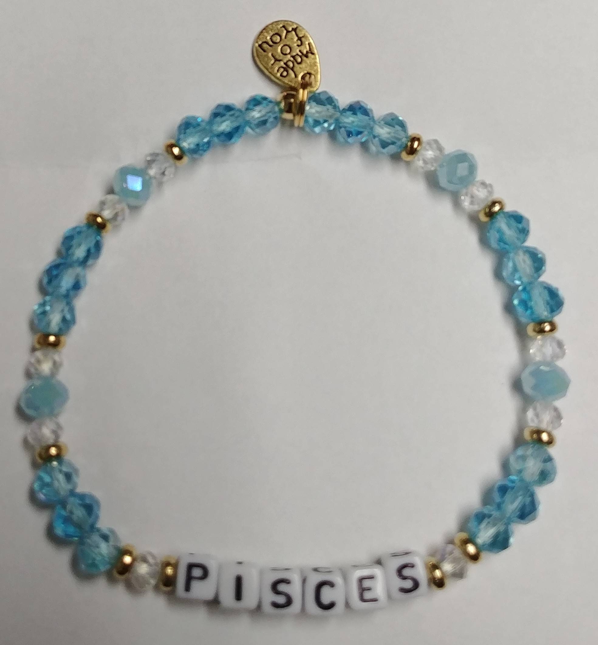 Letter block bracelet Clearance