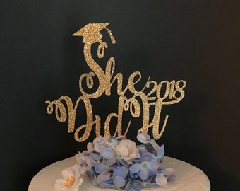 Graduation cake topper | Etsy