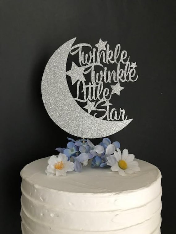 twinkle little star cake topper